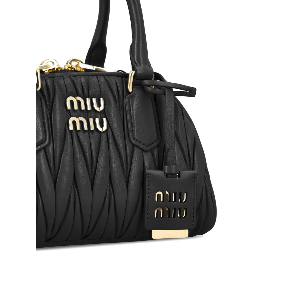 Miu Miu Black Tote Bags Women MIU MIU