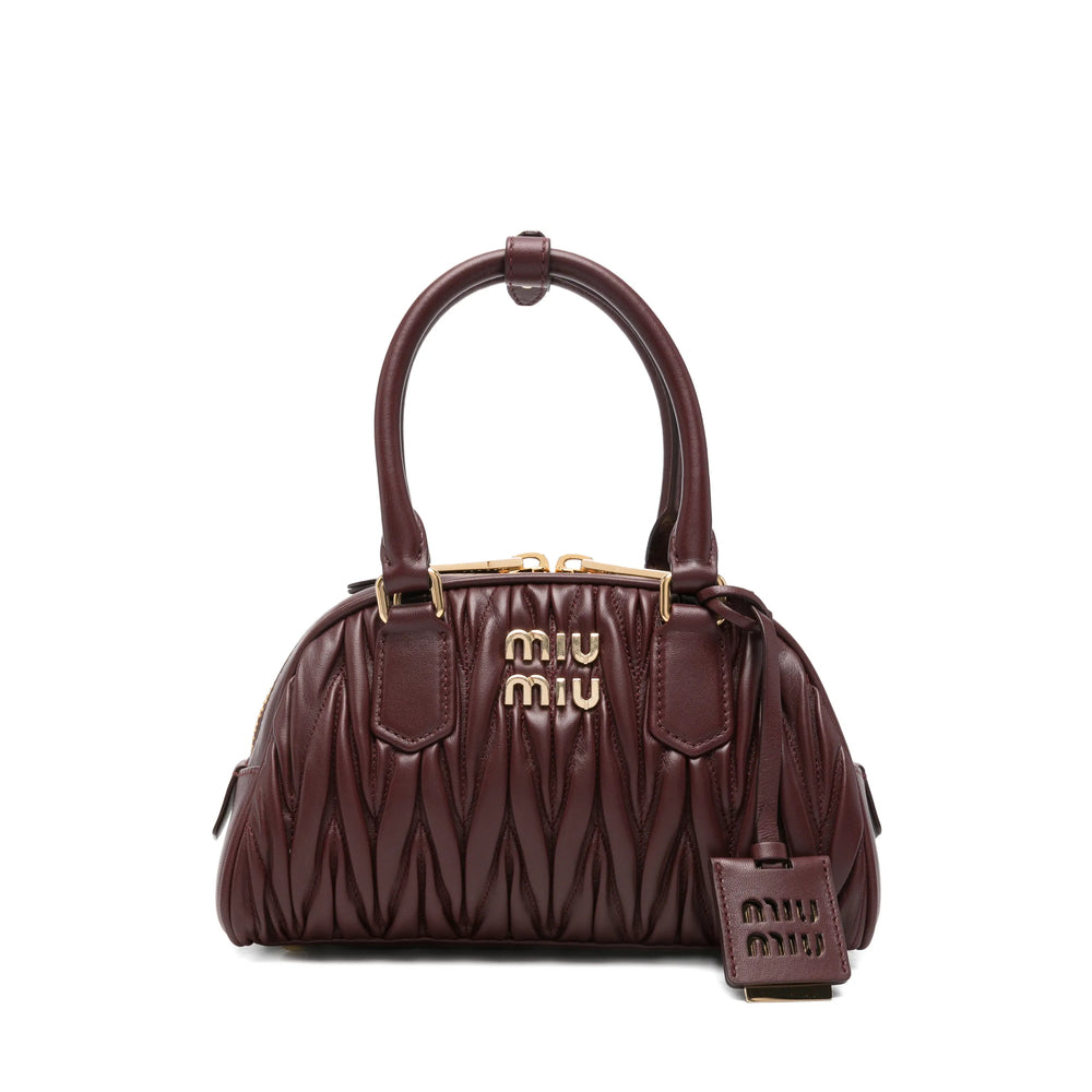 Miu Miu Red Tote Bags Women MIU MIU