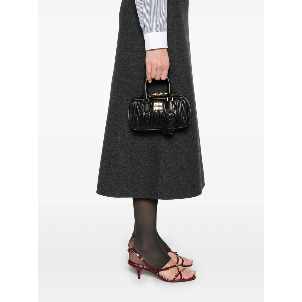 Miu Miu Black Tote Bags Women MIU MIU