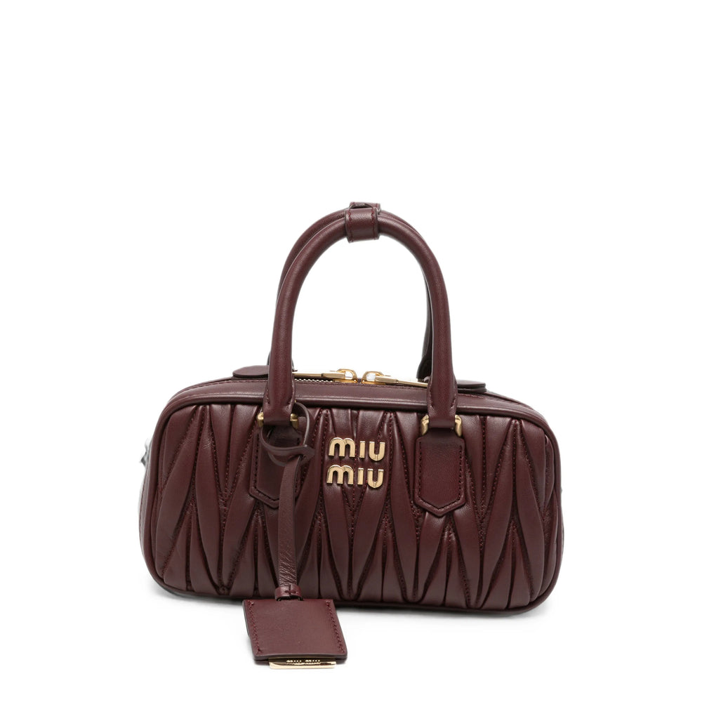 Miu Miu Red Tote Bags Women MIU MIU