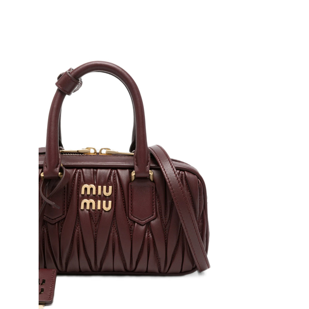 Miu Miu Red Tote Bags Women MIU MIU