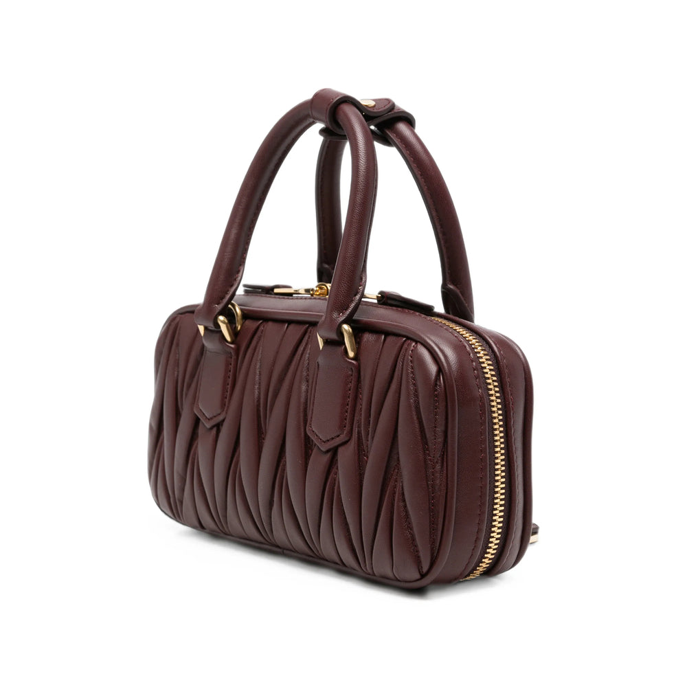 Miu Miu Red Tote Bags Women MIU MIU