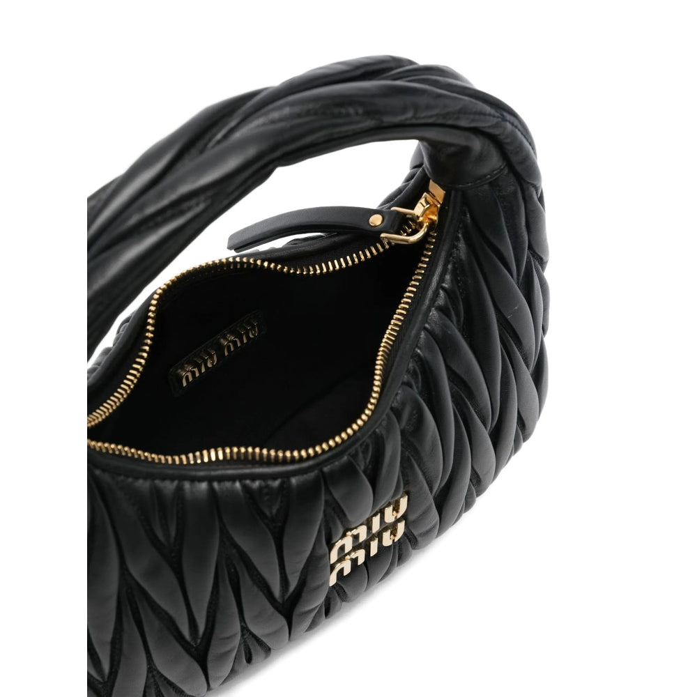 Miu Miu Black Tote Bags Women MIU MIU