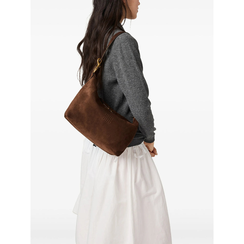Miu Miu Brown Shoulder Bags Women MIU MIU