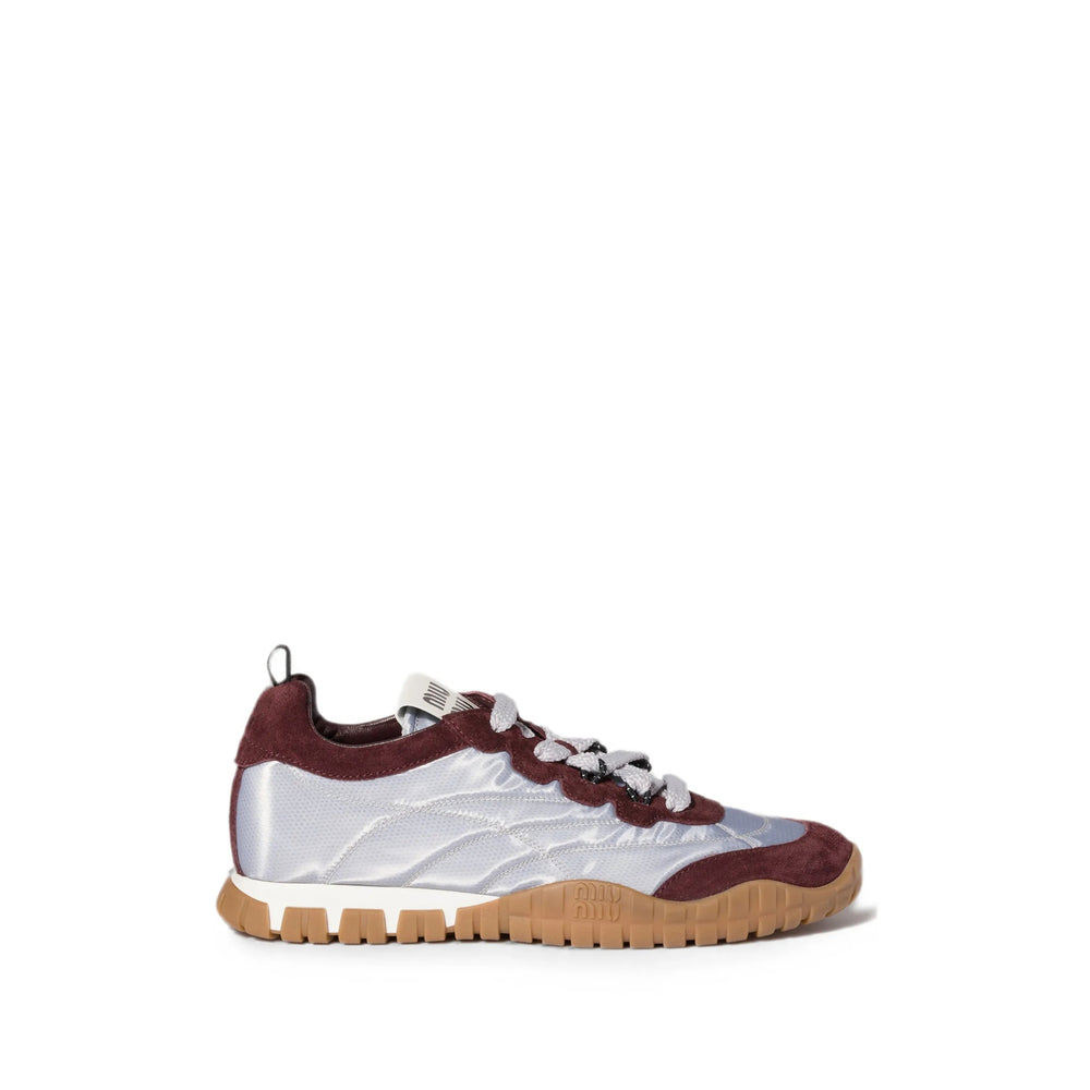 Miu Miu Silver Trainers Women MIU MIU