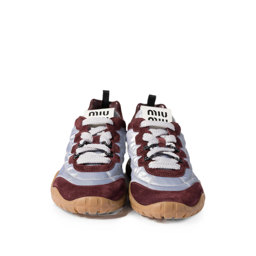 Miu Miu Silver Trainers Women MIU MIU