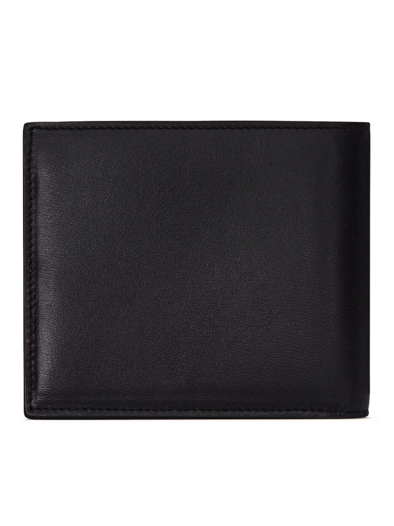 Saint Laurent Men Small Tiny Cassandre East/West Wallet In Glossy Leather SAINT LAURENT