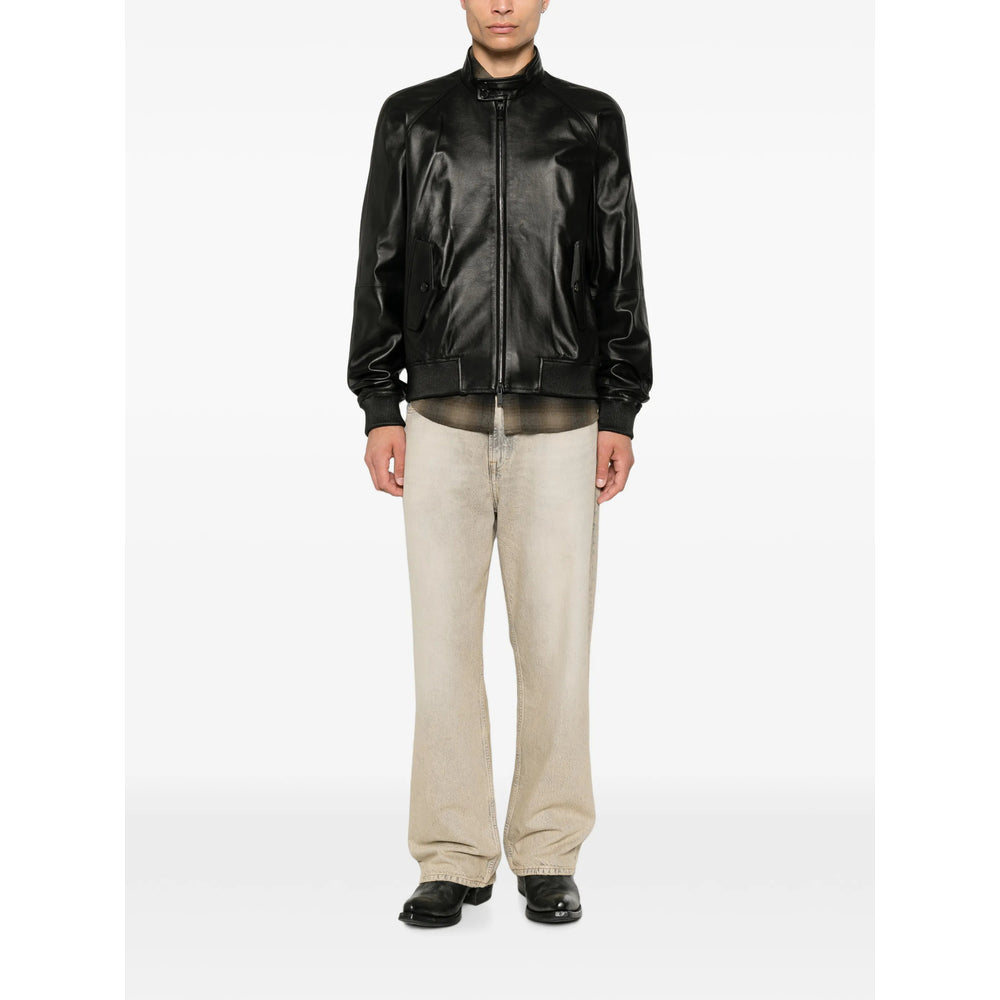 Dsquared2 Black Jackets - Leather Jackets Men DSQUARED2