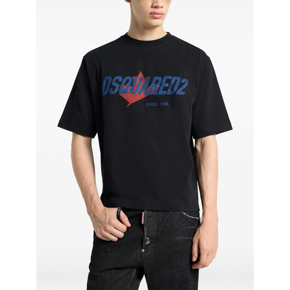 Dsquared2 Black T-Shirts & Vests - T-Shirts Men DSQUARED2