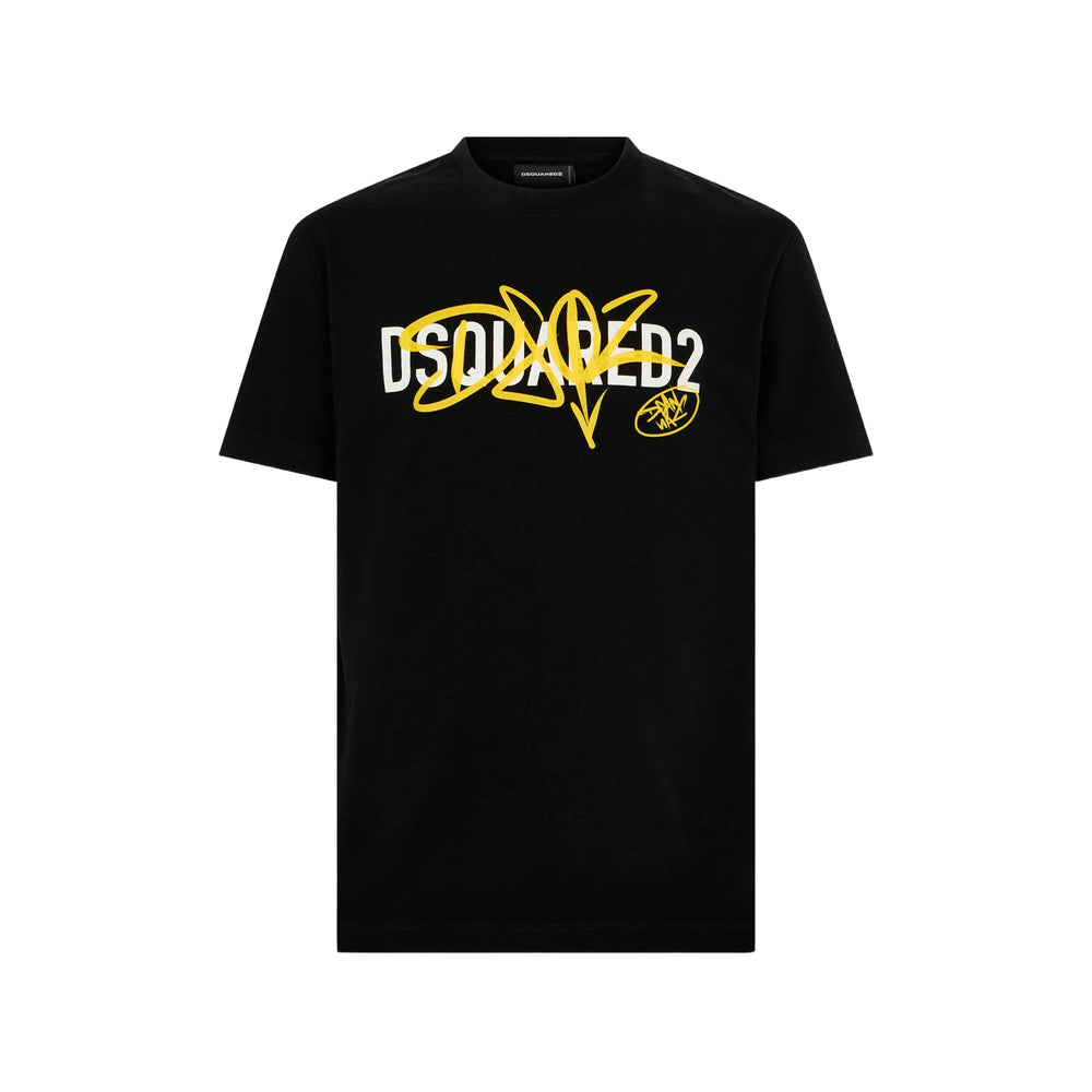 Dsquared2 Black T-Shirts & Vests - T-Shirts Men DSQUARED2