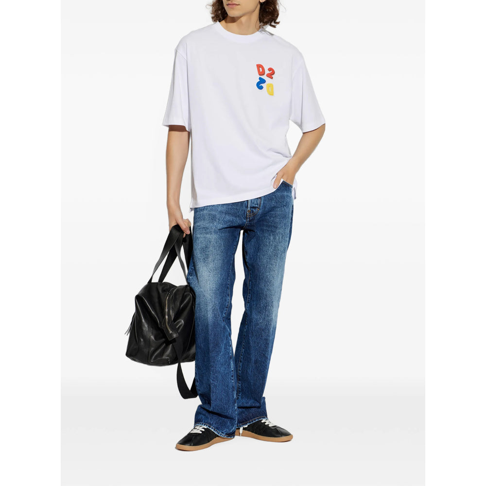 Dsquared2 White T-Shirts & Vests - T-Shirts Men DSQUARED2