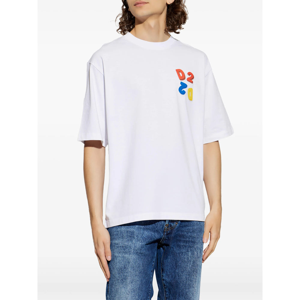 Dsquared2 White T-Shirts & Vests - T-Shirts Men DSQUARED2