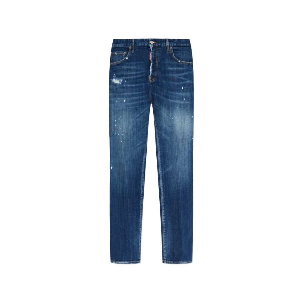 Dsquared2 Blue Denim - Regular & Straight-Leg Jeans Men DSQUARED2