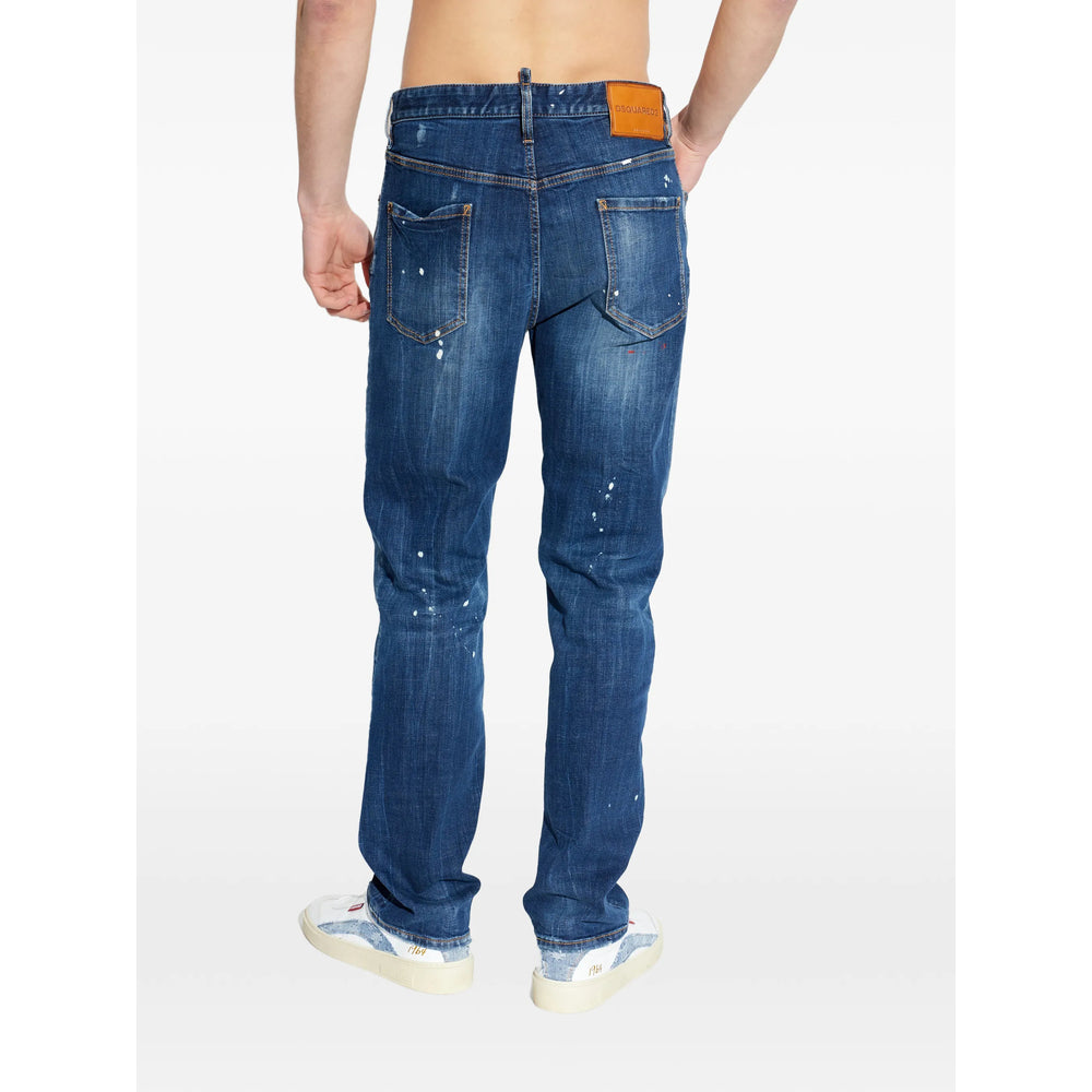 Dsquared2 Blue Denim - Regular & Straight-Leg Jeans Men DSQUARED2
