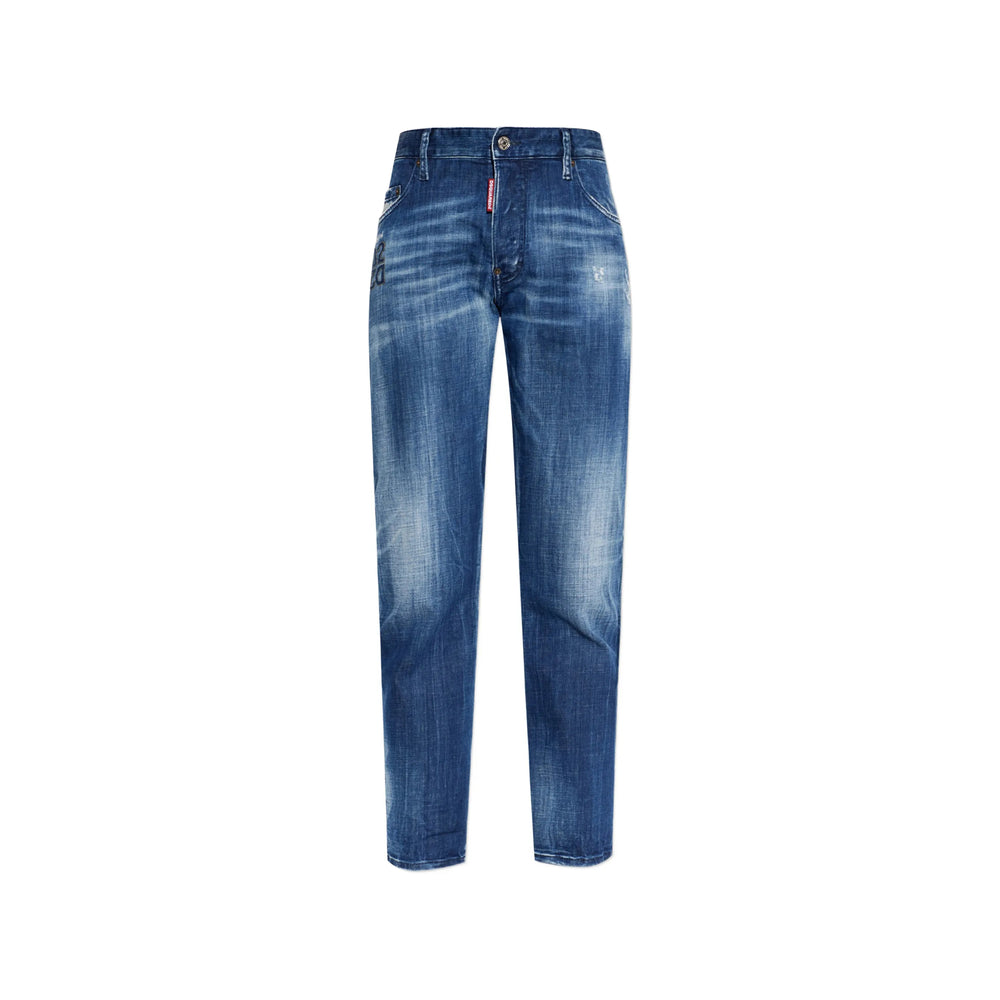 Dsquared2 Blue Trousers - Regular & Straight-Leg Trousers Men DSQUARED2