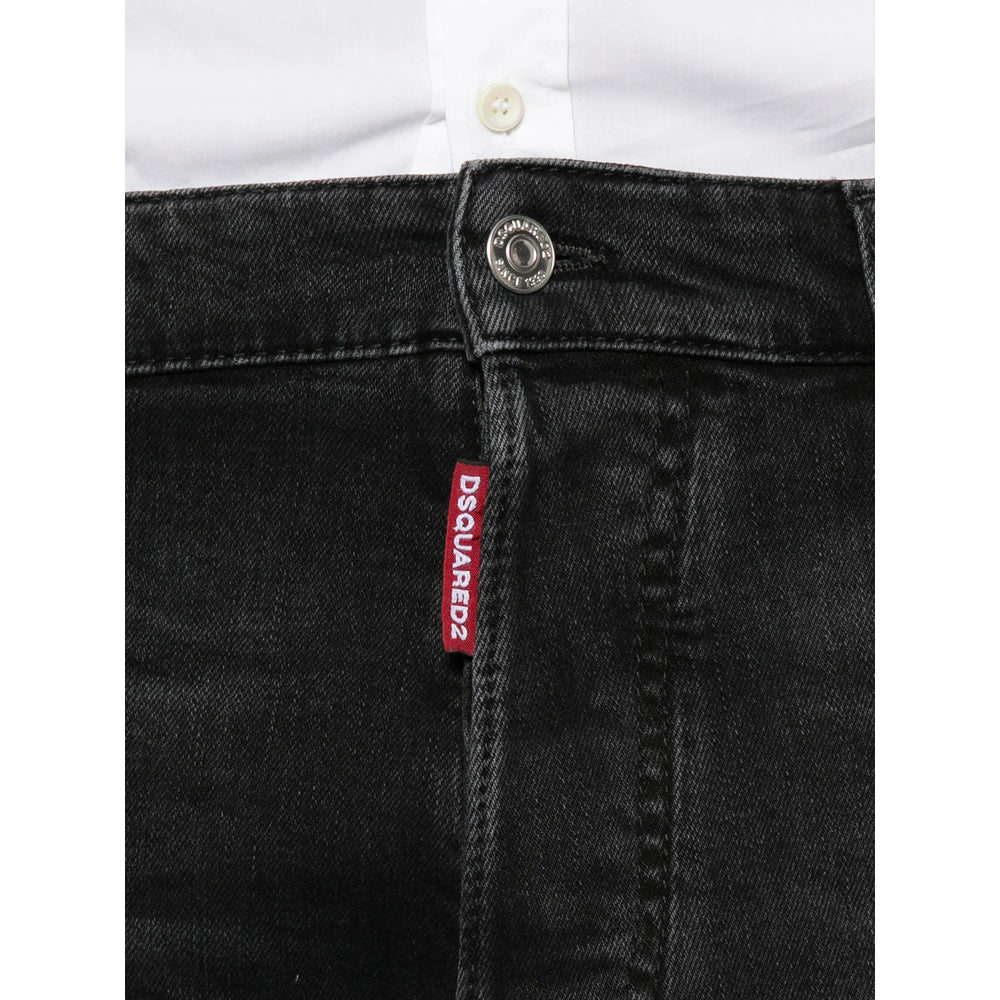 Dsquared2 Black Denim - Regular & Straight-Leg Jeans Men DSQUARED2