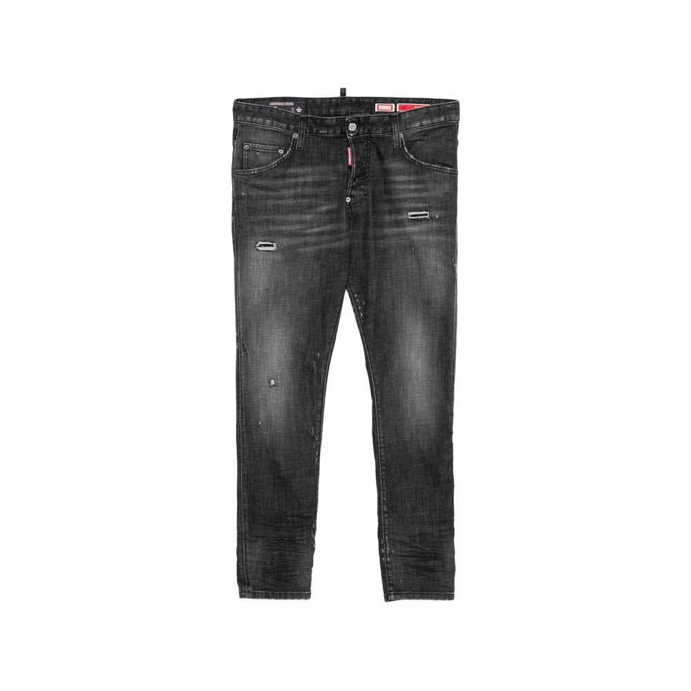 Dsquared2 Black Denim - Regular & Straight-Leg Jeans Men DSQUARED2