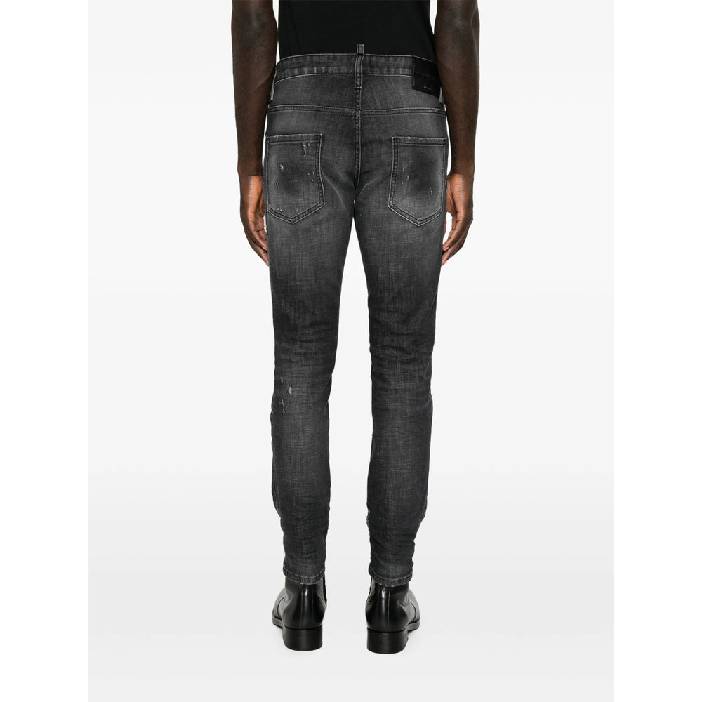 Dsquared2 Black Denim - Regular & Straight-Leg Jeans Men DSQUARED2