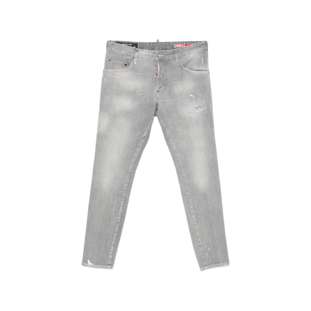 Dsquared2 Grey Denim - Slim-Fit Jeans Men DSQUARED2