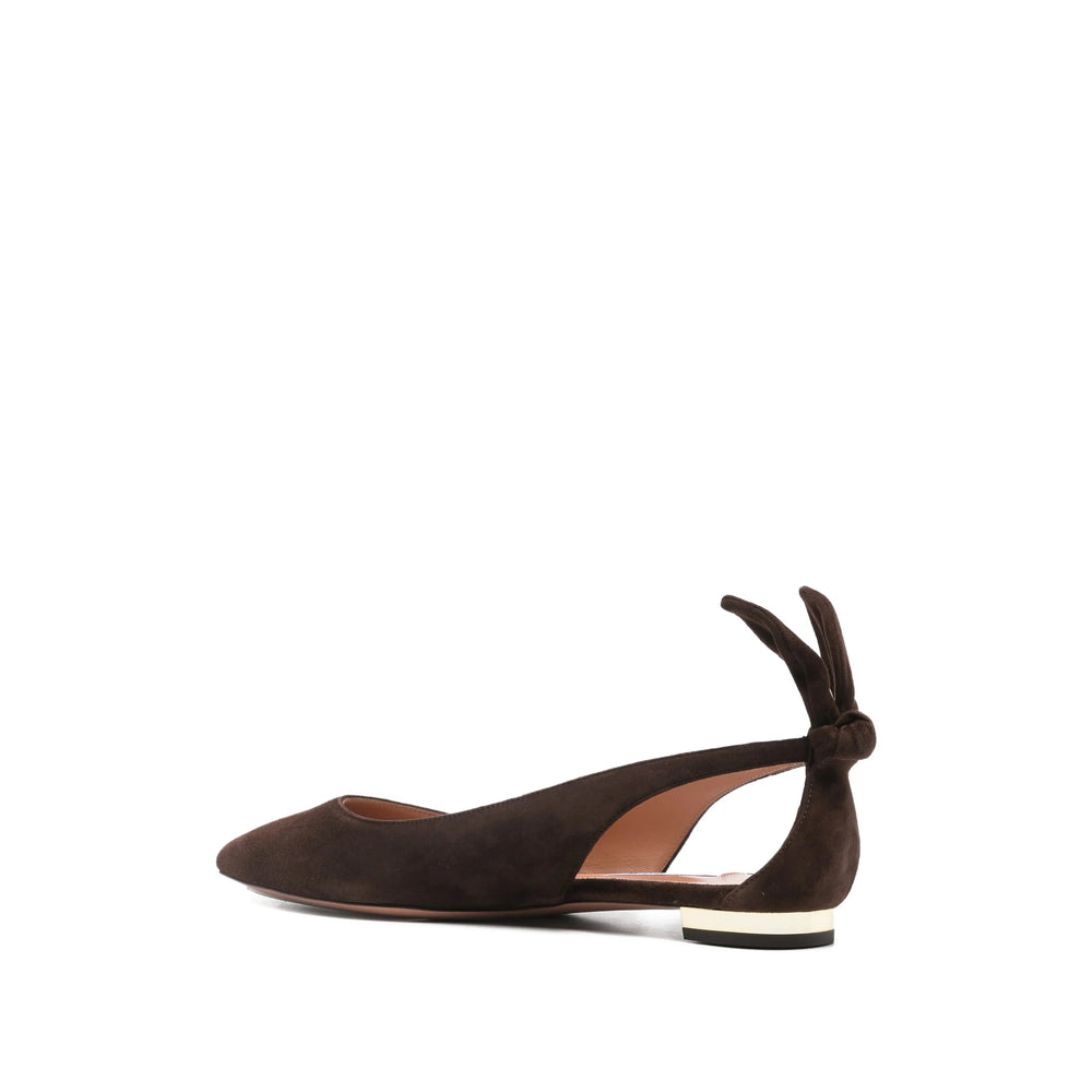 Aquazzura Brown Ballet Flats Women AQUAZZURA