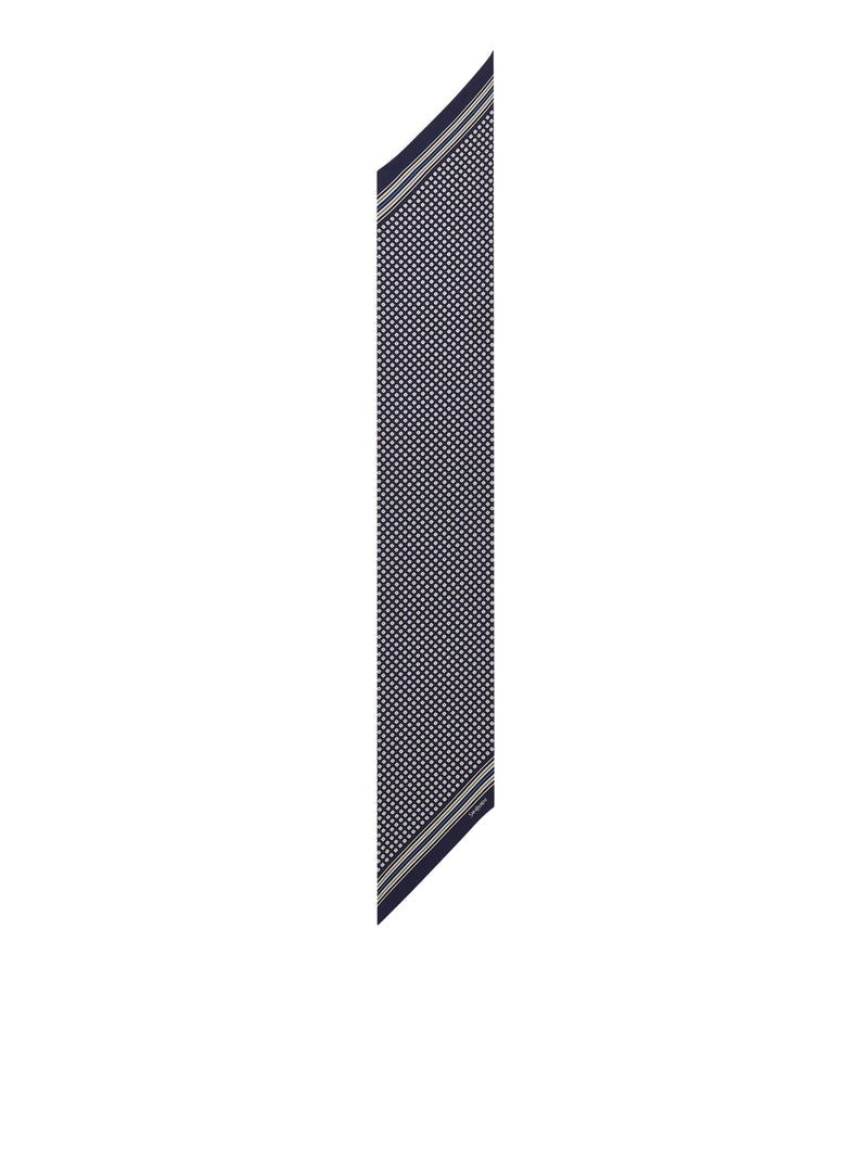 Saint Laurent Men Lavallière Scarf In Silk Twill SAINT LAURENT