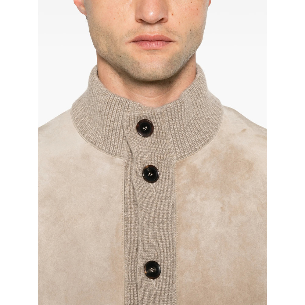 Zegna Neutrals Sweaters & Knitwear - Cardigans Men ZEGNA
