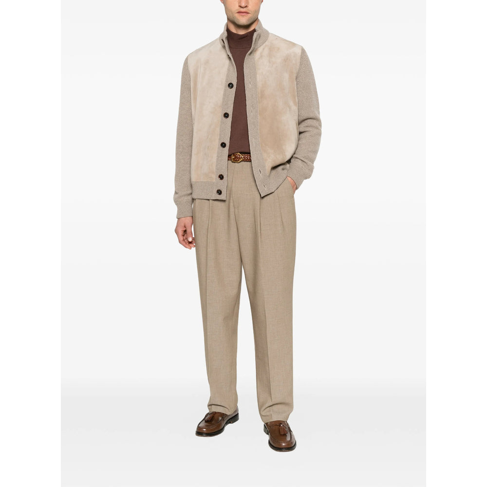 Zegna Neutrals Sweaters & Knitwear - Cardigans Men ZEGNA