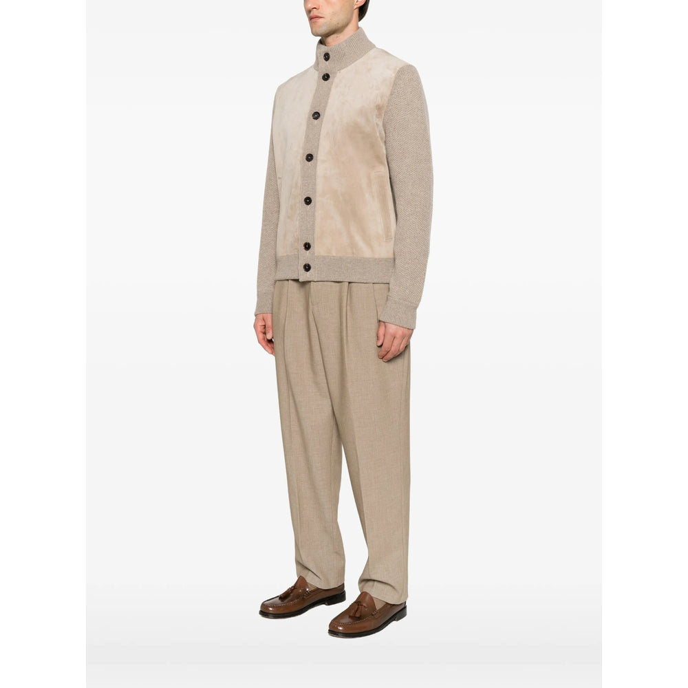 Zegna Neutrals Sweaters & Knitwear - Cardigans Men ZEGNA