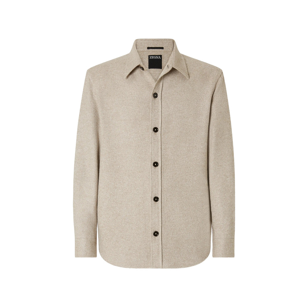 Zegna Neutrals Shirts Men ZEGNA