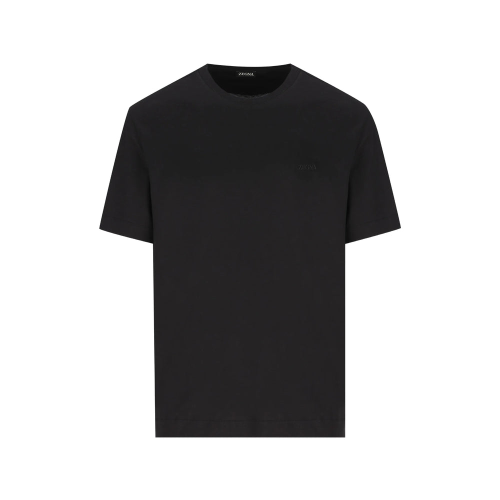 Zegna Black T-Shirts & Vests - T-Shirts Men ZEGNA