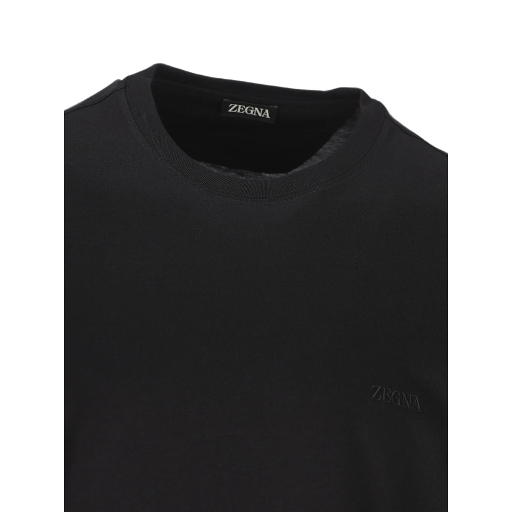 Zegna Black T-Shirts & Vests - T-Shirts Men ZEGNA