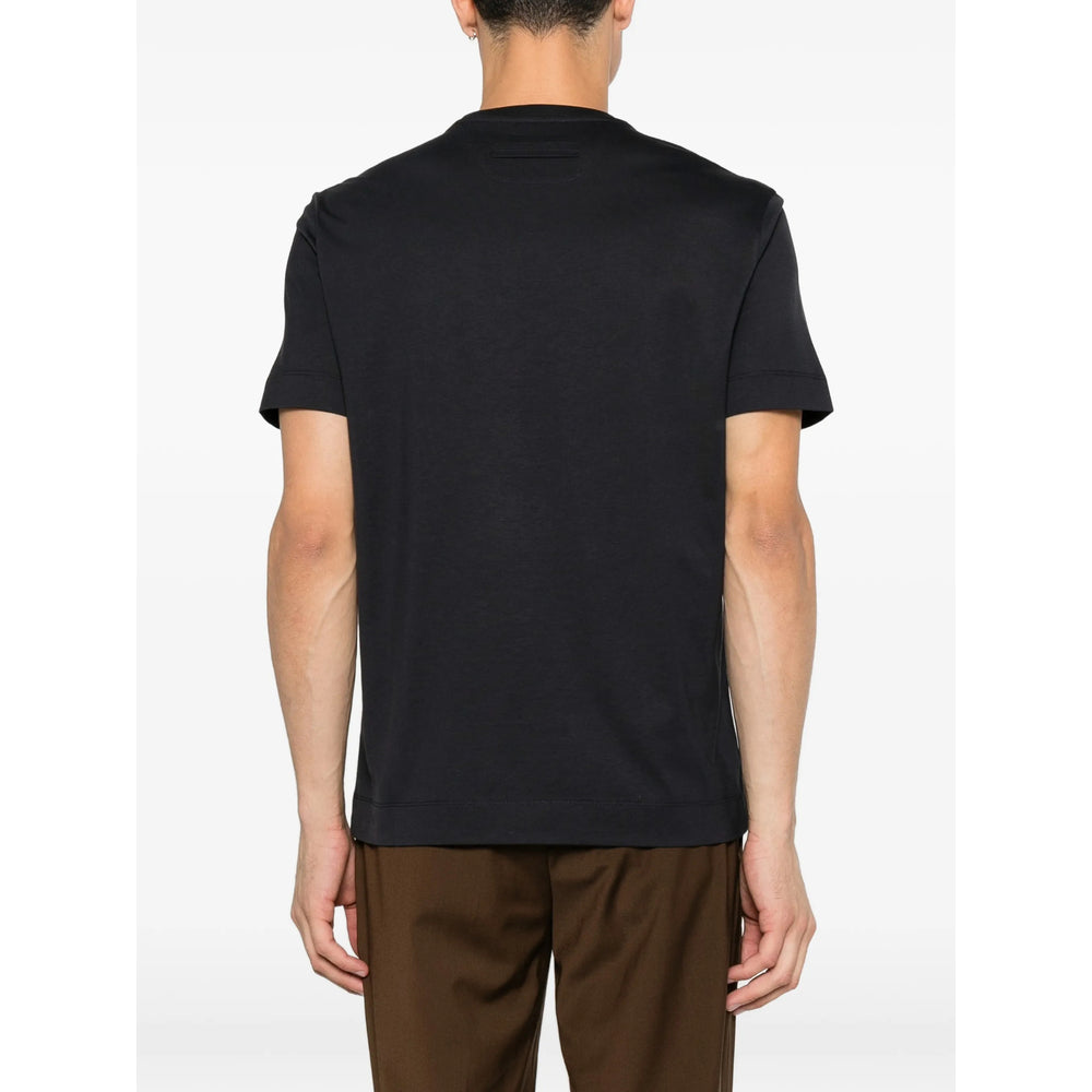 Zegna Black T-Shirts & Vests - T-Shirts Men ZEGNA