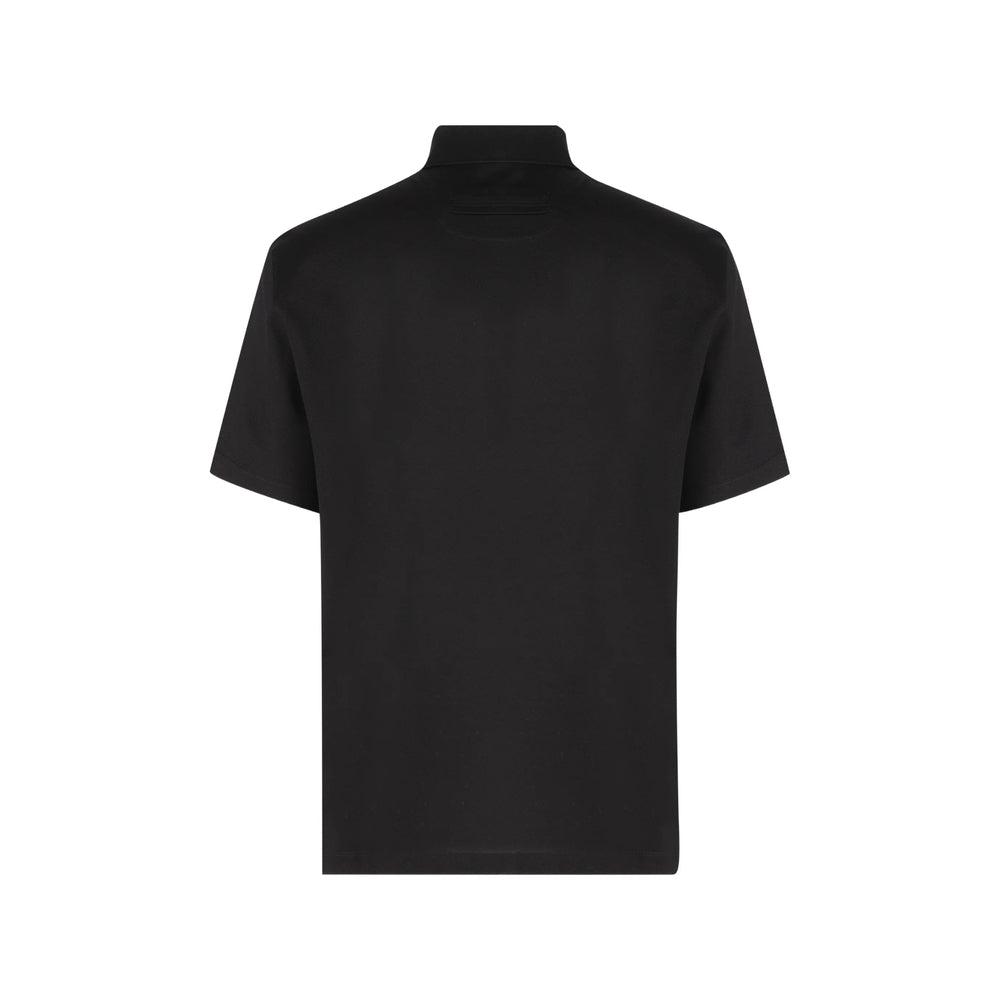 Zegna Black Polo Shirts Men ZEGNA
