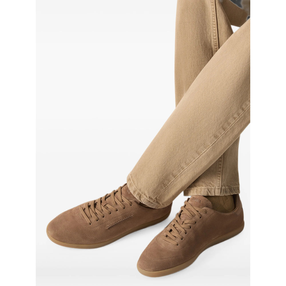 Zegna Brown Trainers - Low-Tops Men