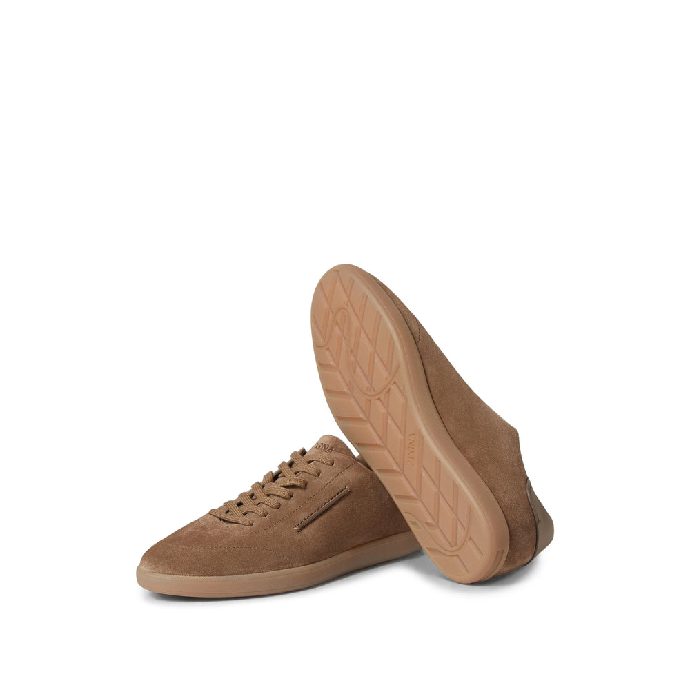 Zegna Brown Trainers - Low-Tops Men