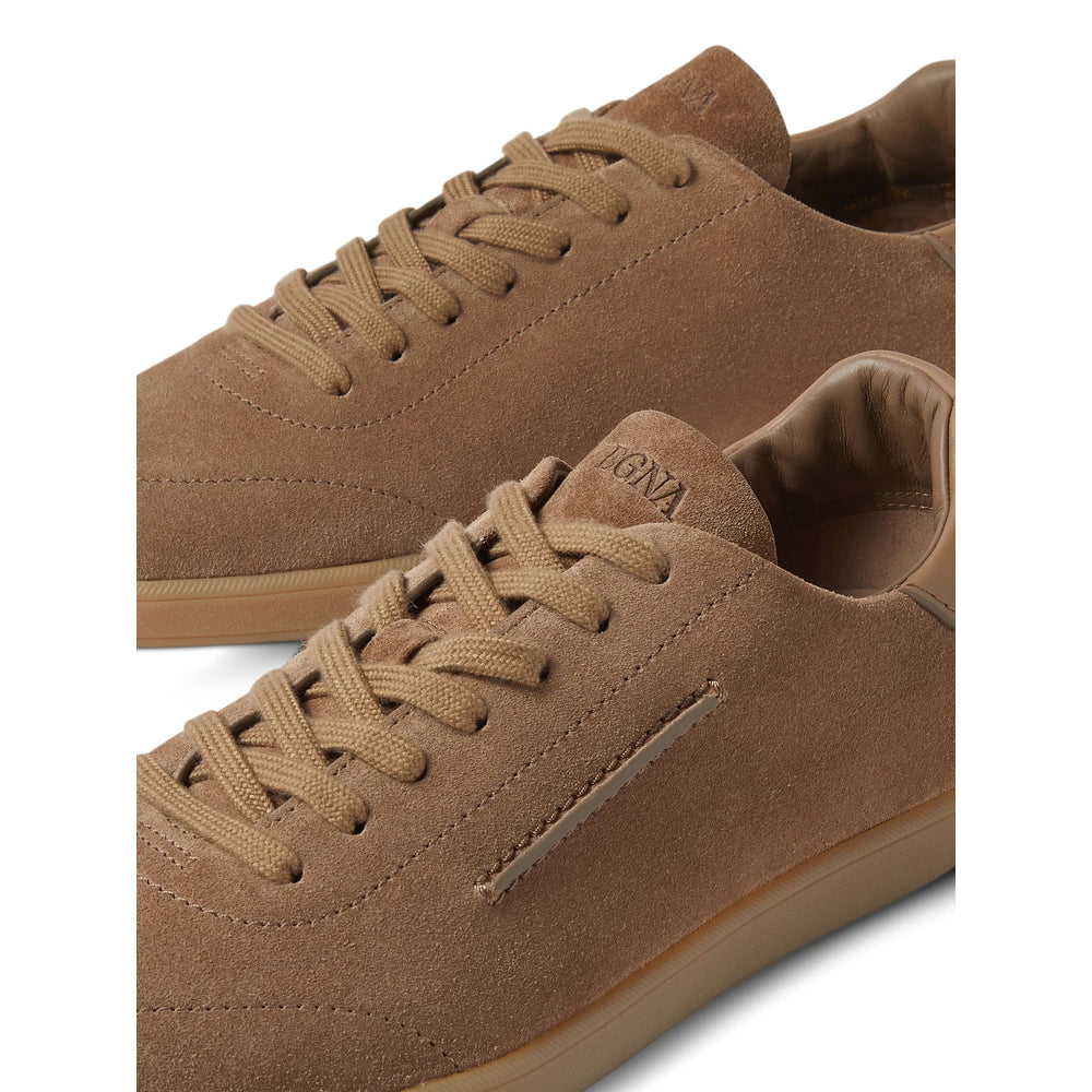 Zegna Brown Trainers - Low-Tops Men