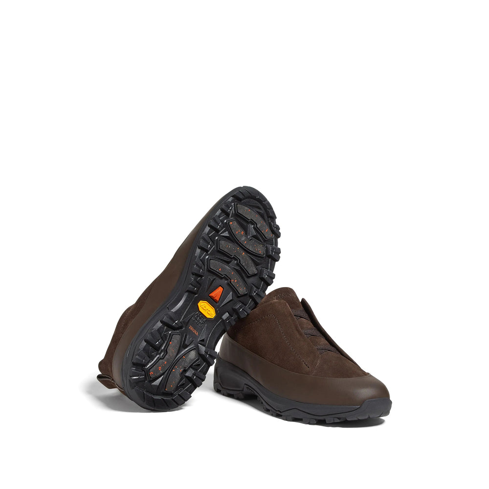 Zegna Brown Trainers - Slip-Ons Men ZEGNA