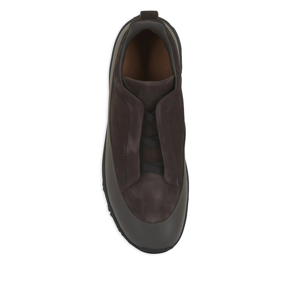 Zegna Brown Trainers - Slip-Ons Men ZEGNA