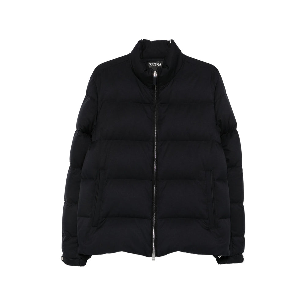 Zegna Black Jackets - Padded & Down Jackets Men ZEGNA