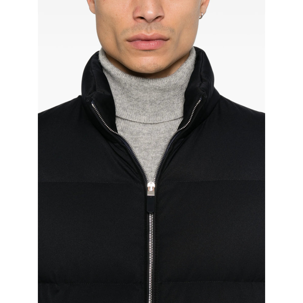 Zegna Black Jackets - Padded & Down Jackets Men ZEGNA