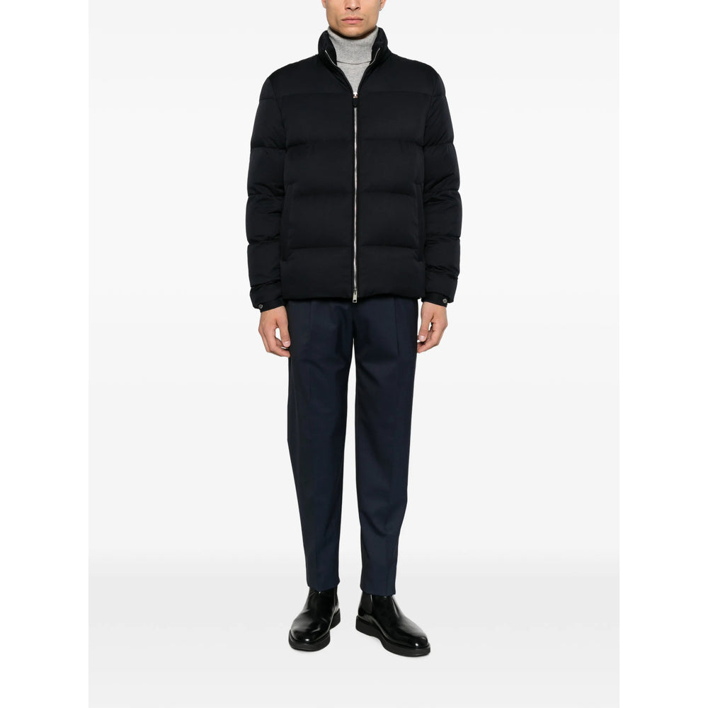 Zegna Black Jackets - Padded & Down Jackets Men ZEGNA