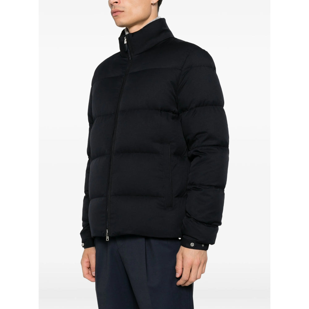 Zegna Black Jackets - Padded & Down Jackets Men ZEGNA