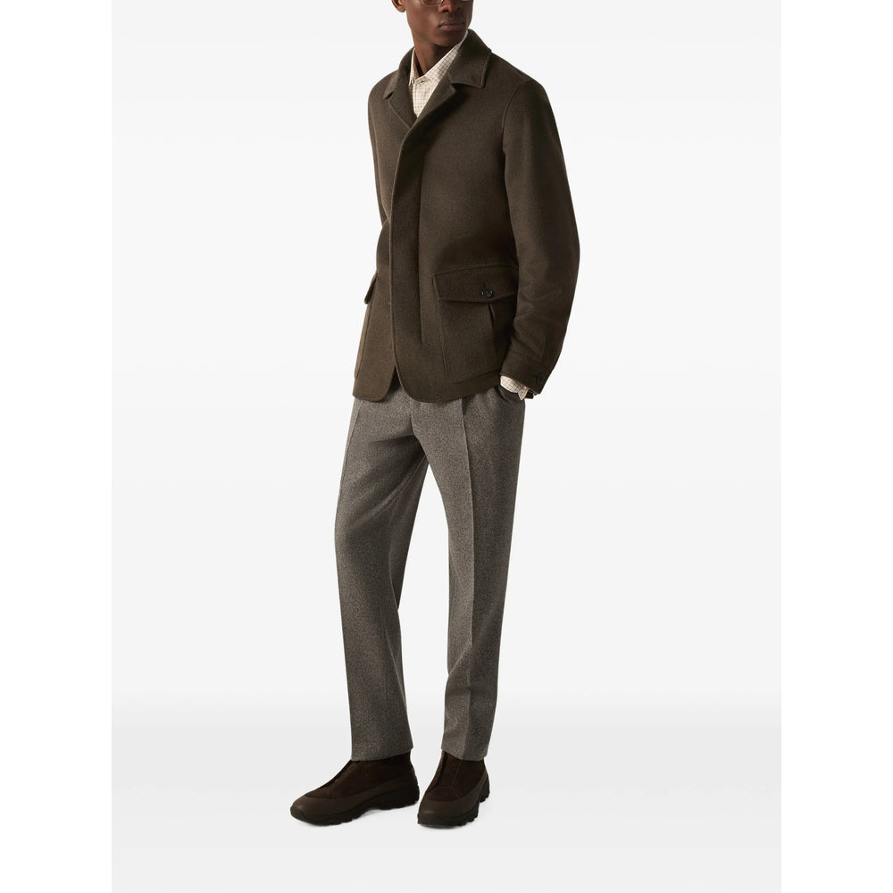 Zegna Green Jackets - Military Jackets Men ZEGNA
