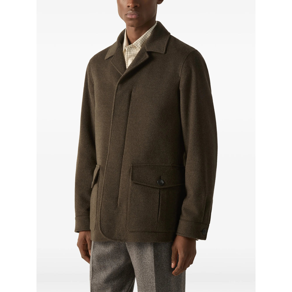 Zegna Green Jackets - Military Jackets Men ZEGNA