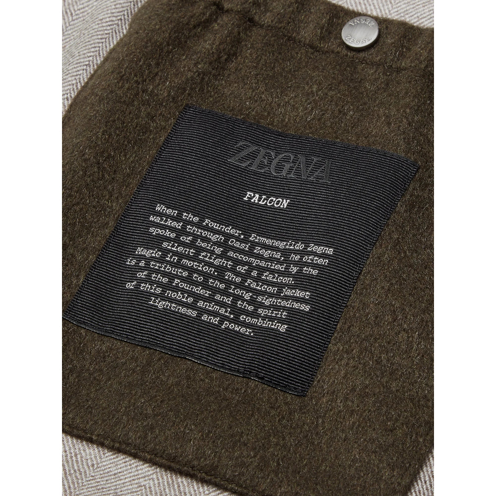 Zegna Green Jackets - Military Jackets Men ZEGNA