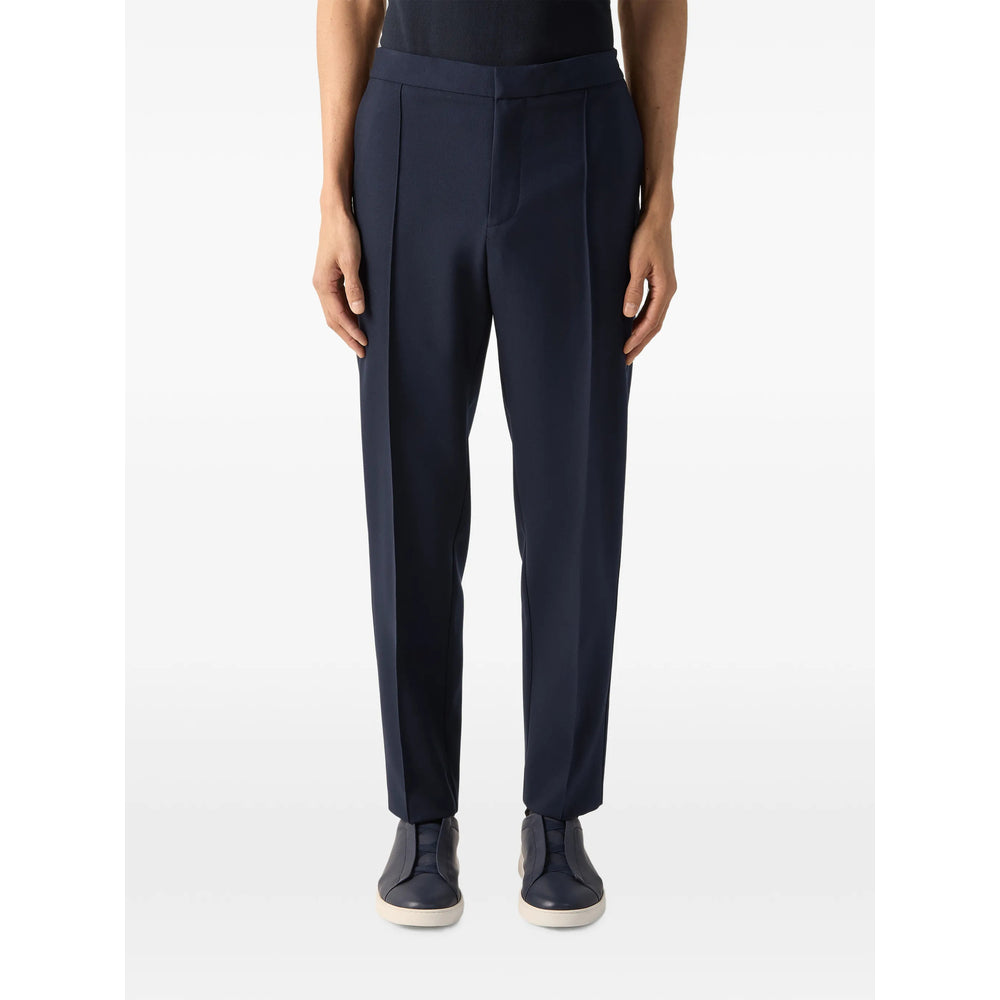 Zegna Blue Trousers - Tailored Trousers Men