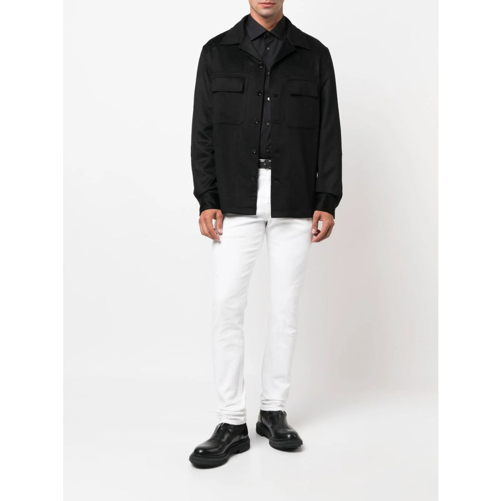 Zegna Black Jackets - Shirt Jackets Men