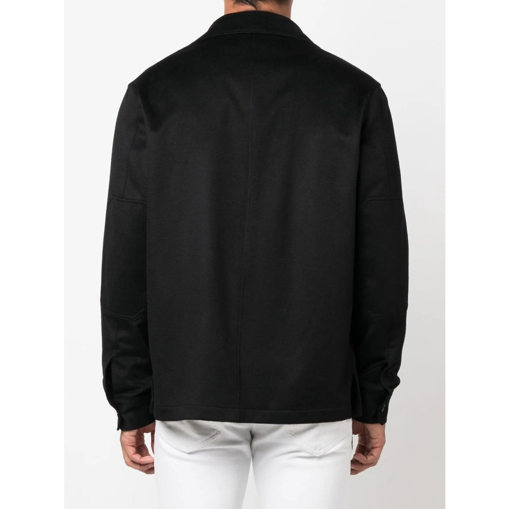 Zegna Black Jackets - Shirt Jackets Men