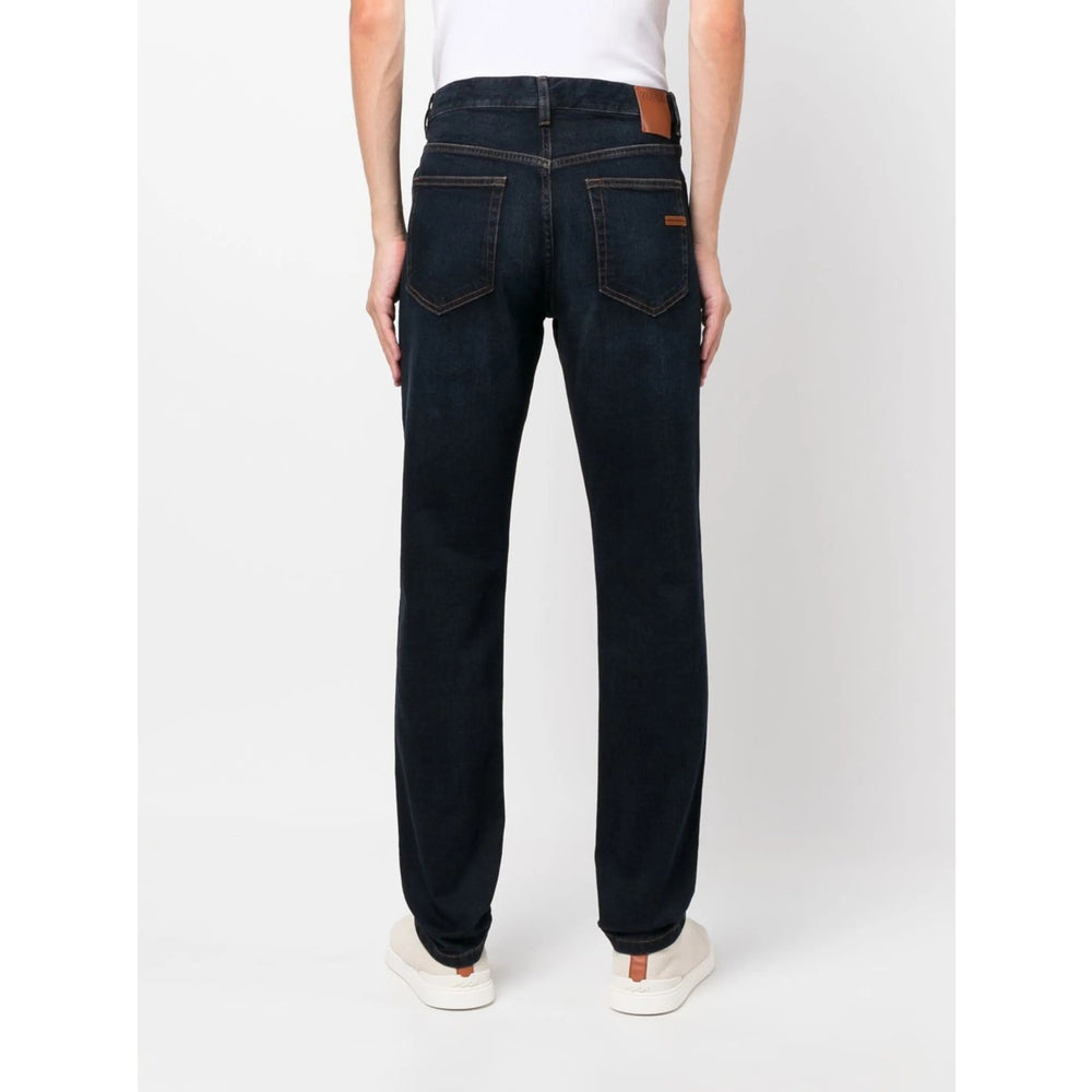 Zegna Blue Denim - Slim-Fit Jeans Men ZEGNA