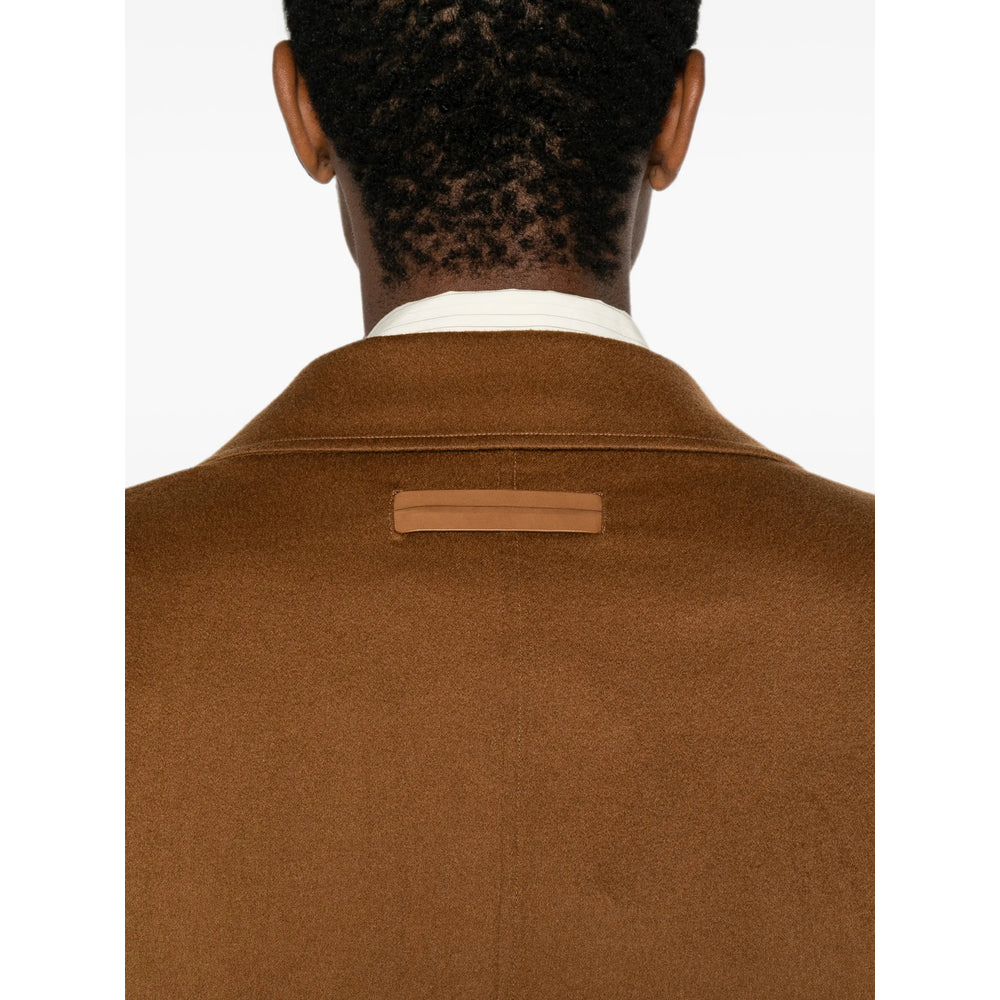 Zegna Brown Shirts Men ZEGNA